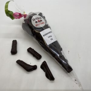 Cornet Banane Séchée Chocolat Noir 100g