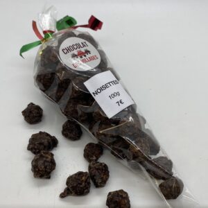 Cornet Noisettes Chocolat Noir 100g