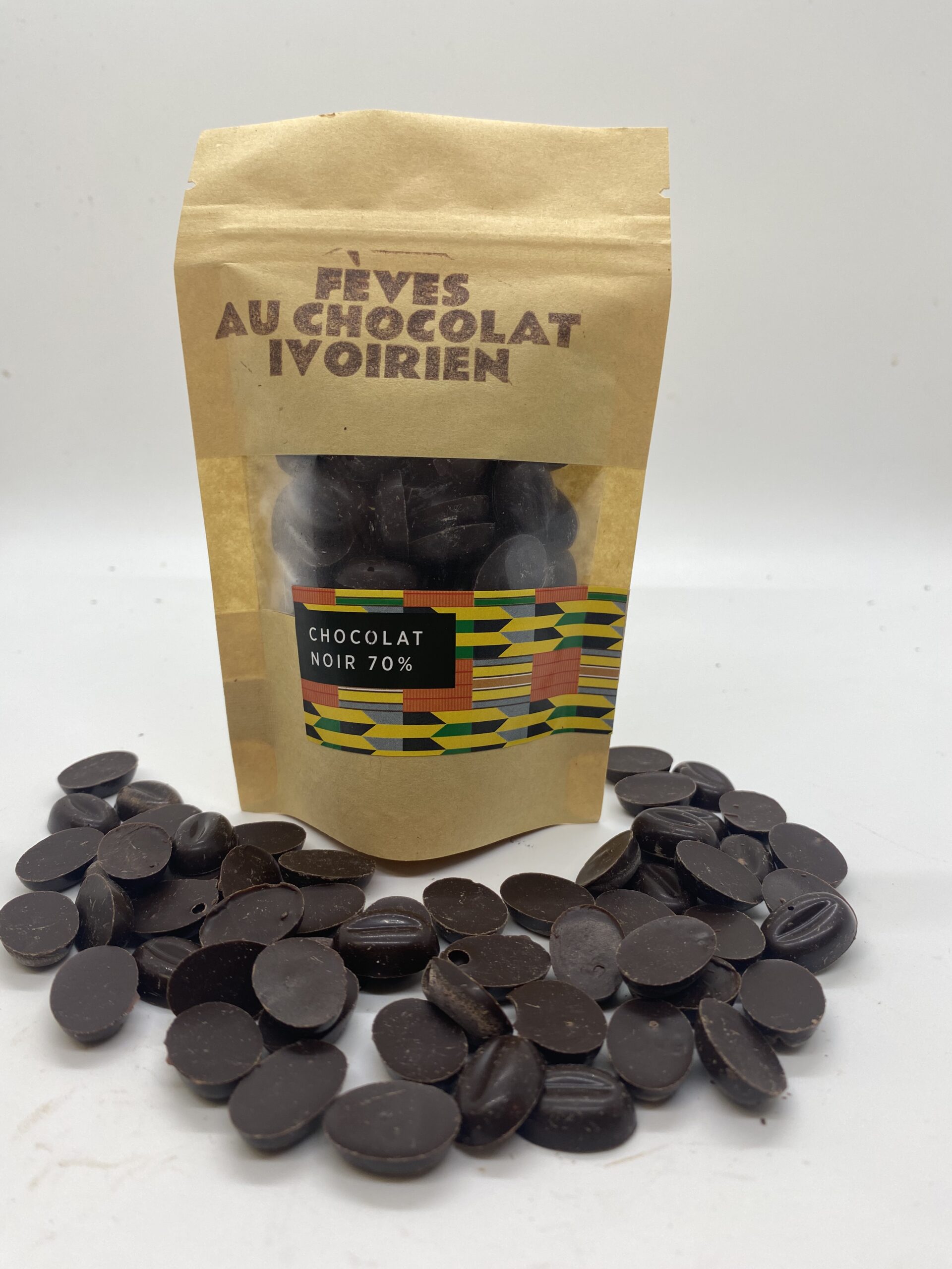Fèves à Déguster Chocolat Noir 70%