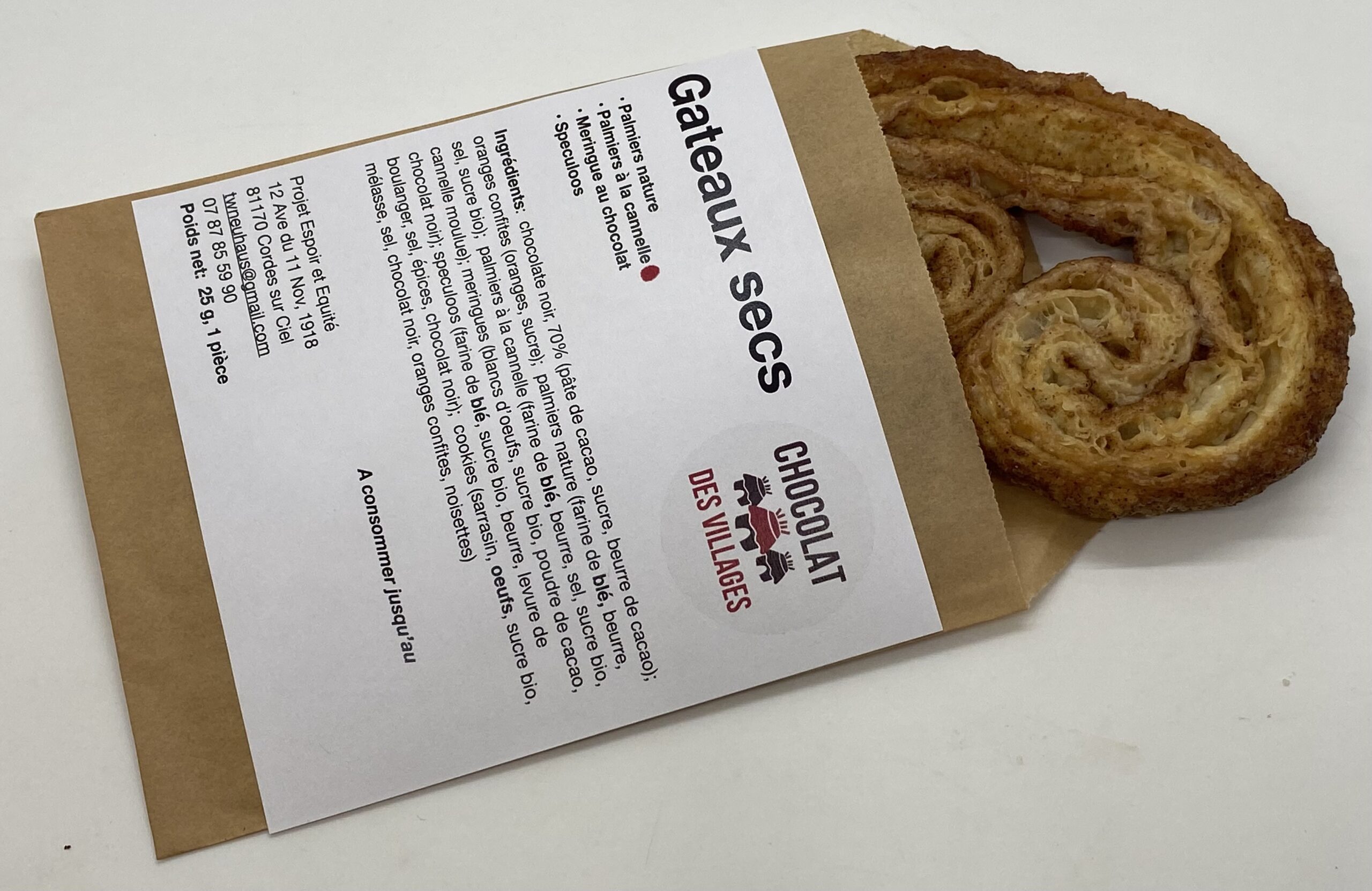 Palmier Feuilleté à la Cannelle