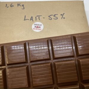 Chocolat en Gros au Lait – Bloc Artisanal