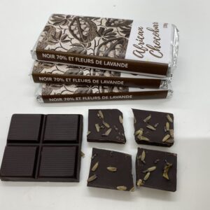 Tablette Chocolat Fleurs de Lavande