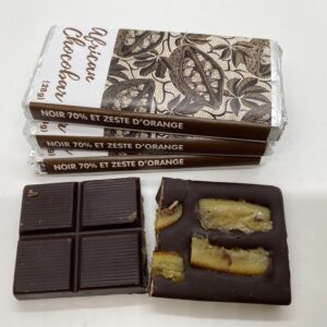 Tablette Chocolat Noir à l'Orange