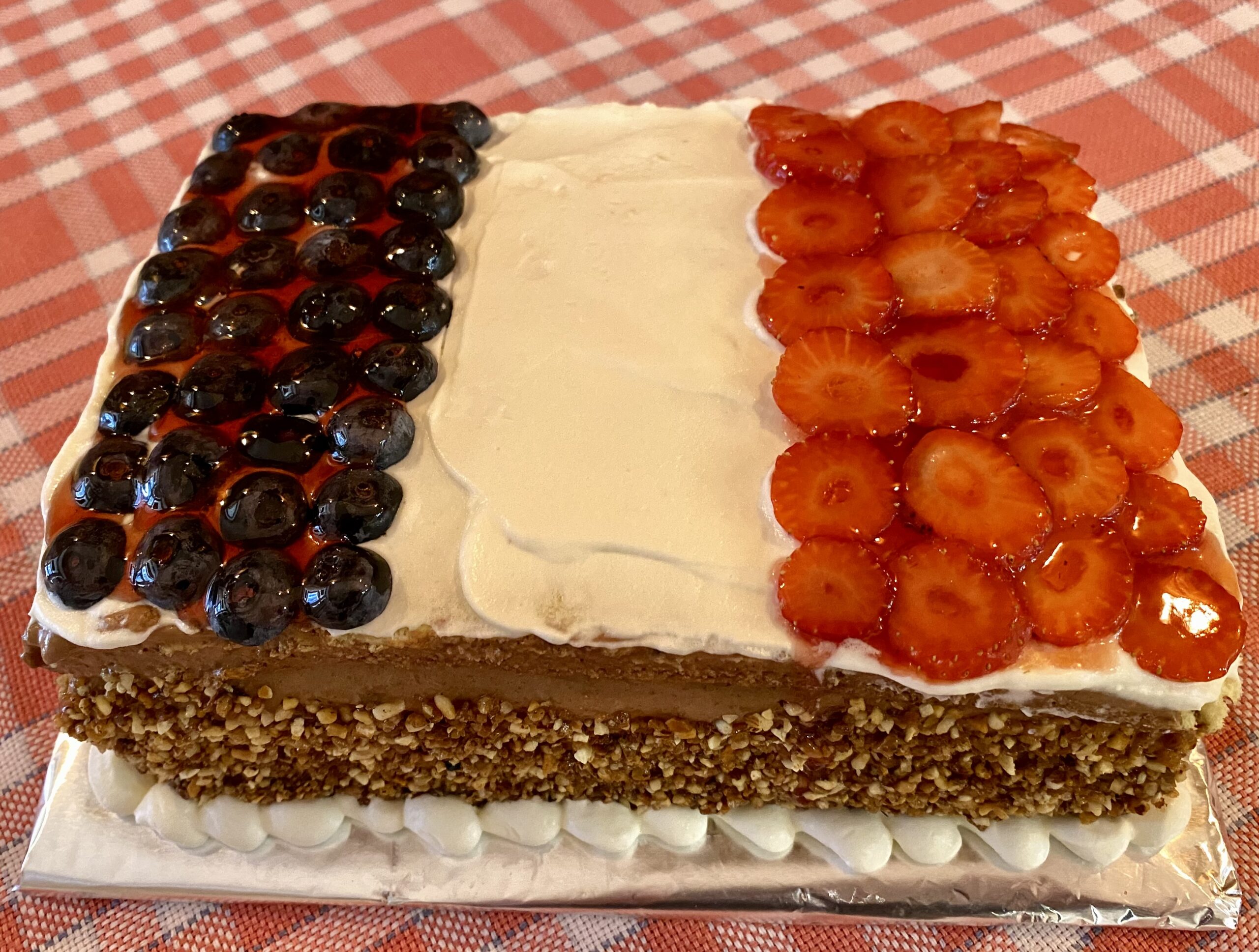 Gateau Drapeau, 14 portions